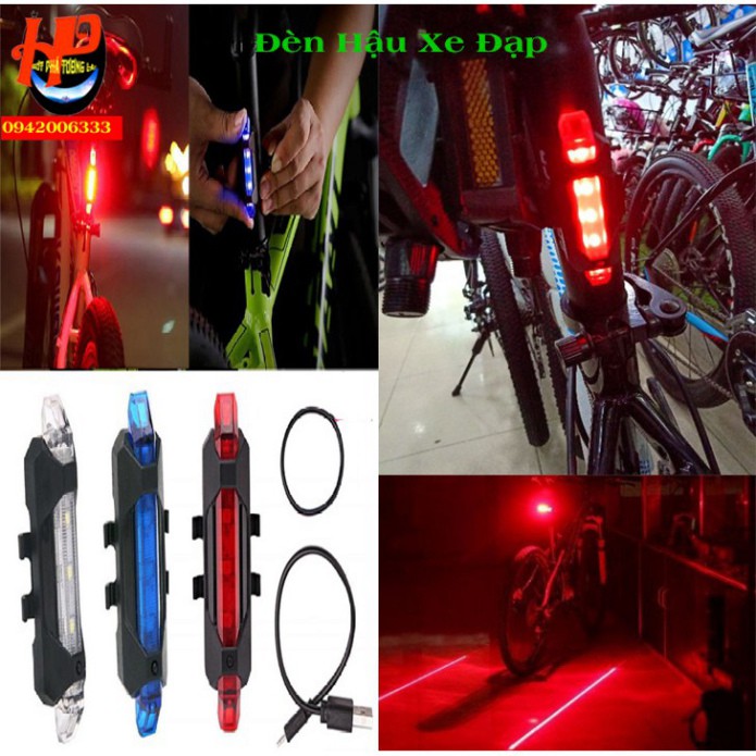 Đèn xe đạp thể thao, đèn lắp đuôi xe đạp chiếu sáng