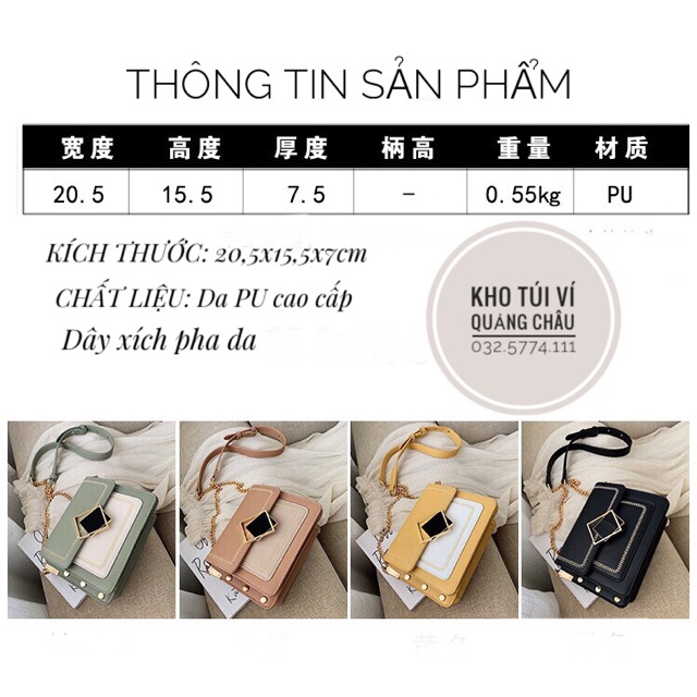 Túi Xách Đẹp FREESHIP Túi Đeo Chéo Nữ Hanni Phong Cách Trẻ Trung HH117