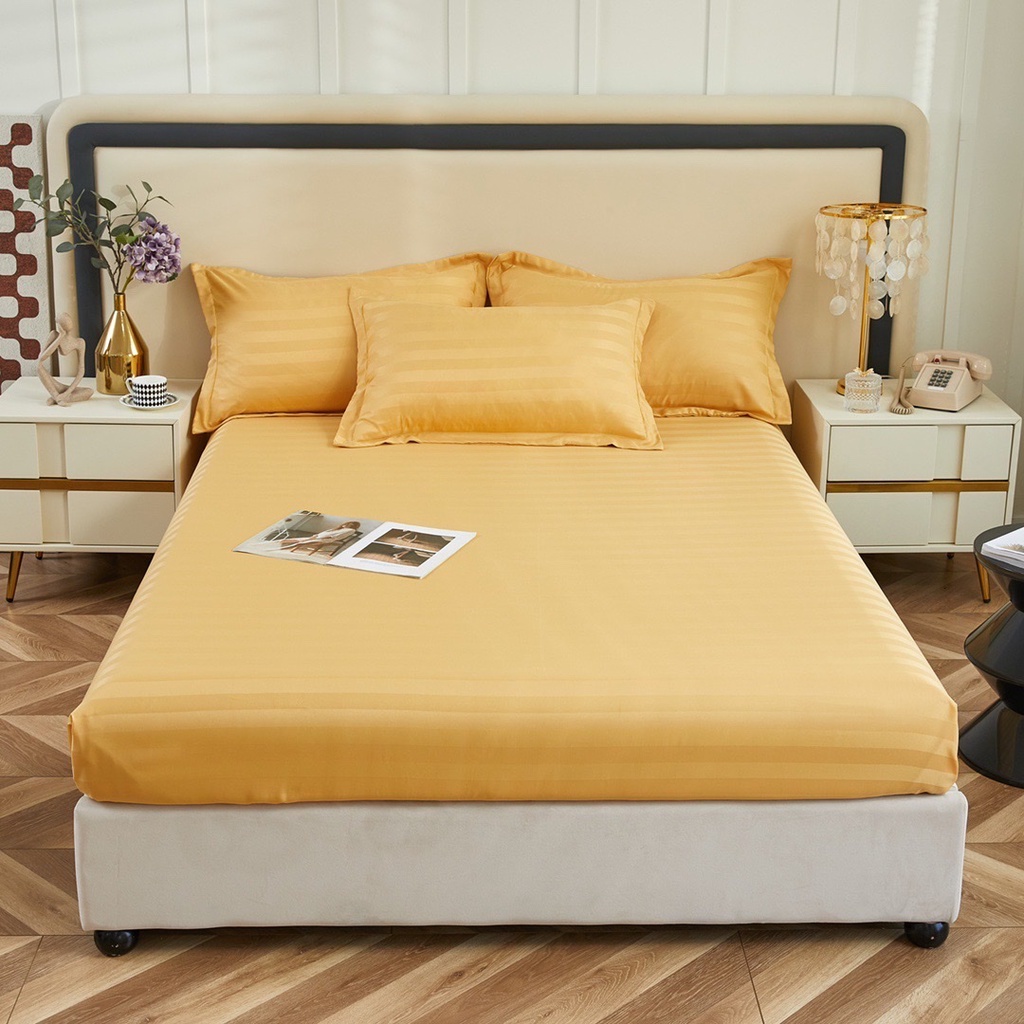 Bộ Ga Giường Vỏ Gối 3 Món Cotton Tici 3F Cao Cấp Thiết Kế Sang Trọng Nhiều Mẫu Đủ Size Poohbedding