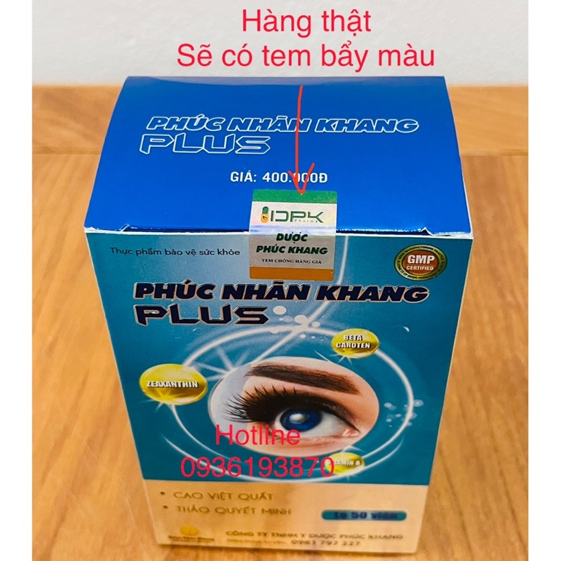 ✅ Phúc Nhãn Khang Plus 👍  ❤️ Giúp Bổ mắt sáng mắt mỏi mắt lão hoá mắt