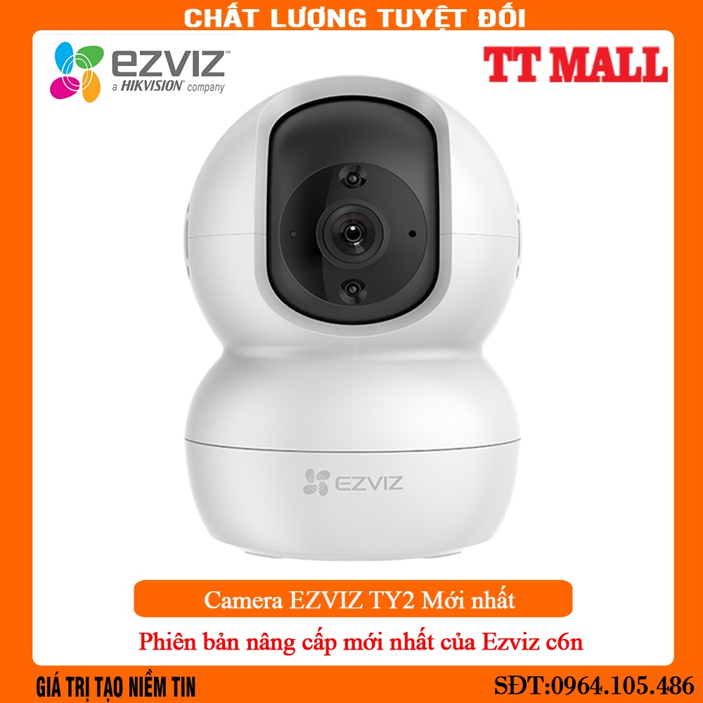 Camera ip wifi ezviz Ty2 Full HD 1080P - Chính hãng - Bảo hành 2 năm -Sản phẩm phiên bản nâng cấp của c6n