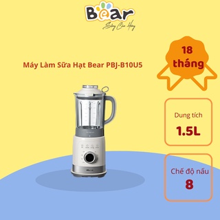 Máy làm sữa hạt bear pbj-b10u5 - bản tiếng anh - hàng chính hãng