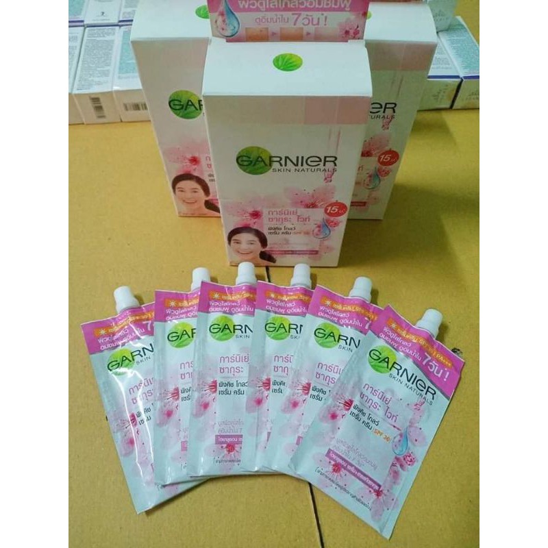 6 gói dưỡng Garnier Hồng