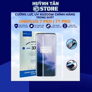 Kính cường lực oneplus 7 pro op 7t pro PR UV trong suốt keo lỏng chính hãng kuzoom chống vân tay nhạy huỳnh tân store