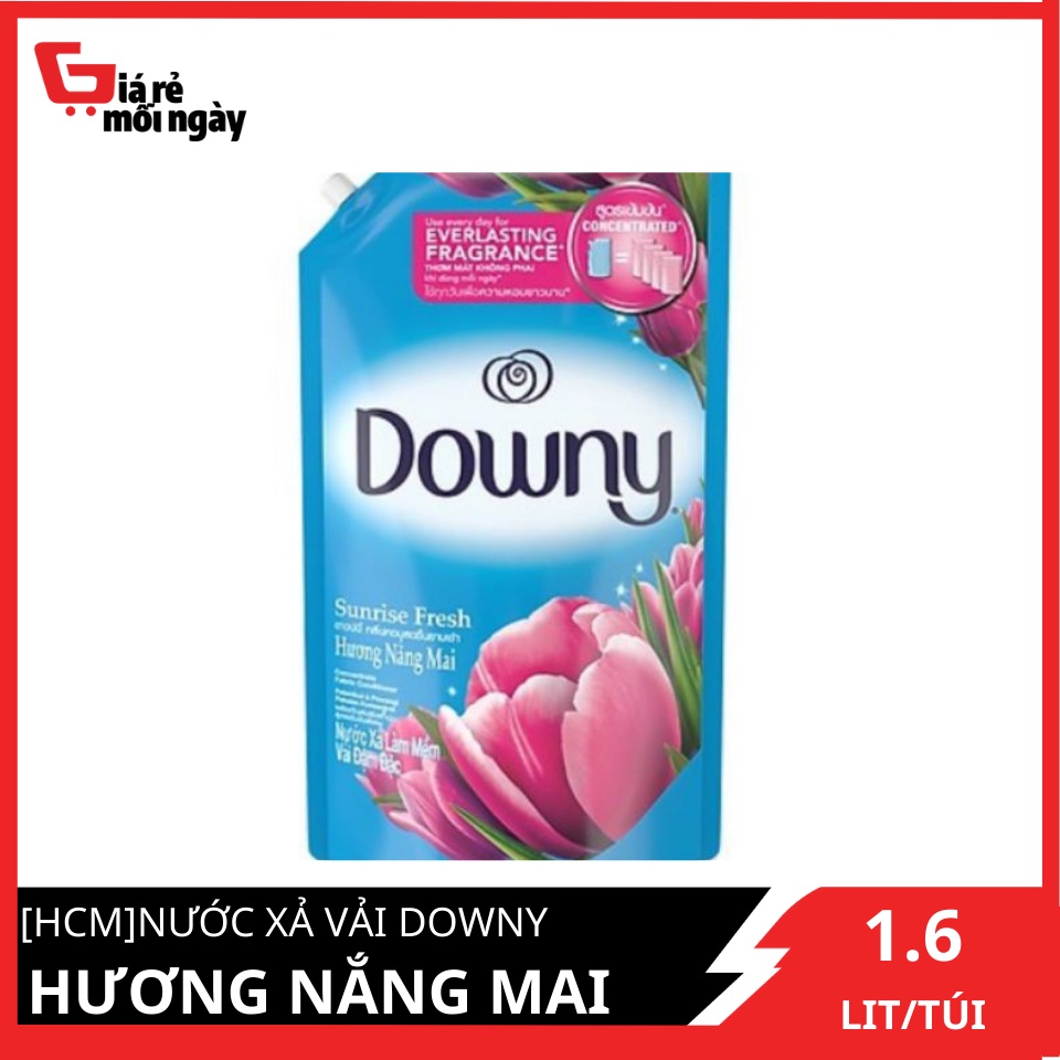 Nước xả vải Downy Nắng Mai 1.6L