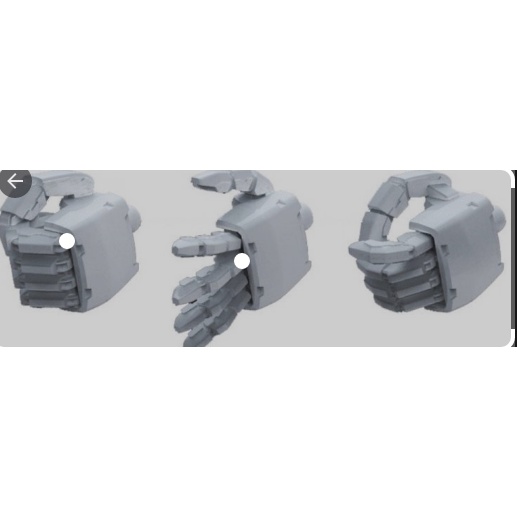 Mô hình lắp ráp Gundam Bộ phụ kiện BUILDERS PARTS HD 1/100 MS HAND 02 (ZEON) 4573102628510