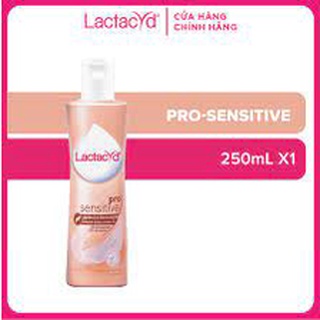 Dung dịch vệ sinh phụ nữ lactacyd pro sensitive cho da nhạy cảm 250ml