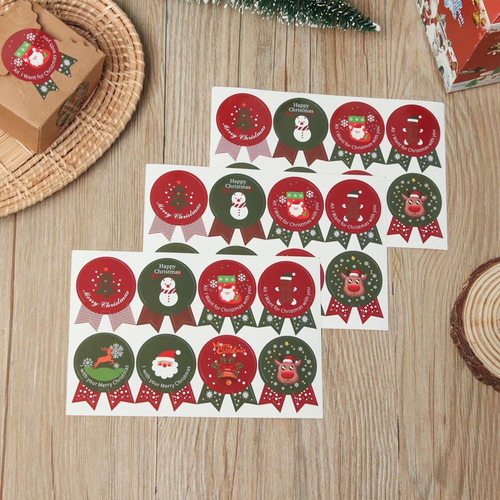 Bộ 120 Miếng Dán Trang Trí Hộp Quà Handmade Xinh Xắn