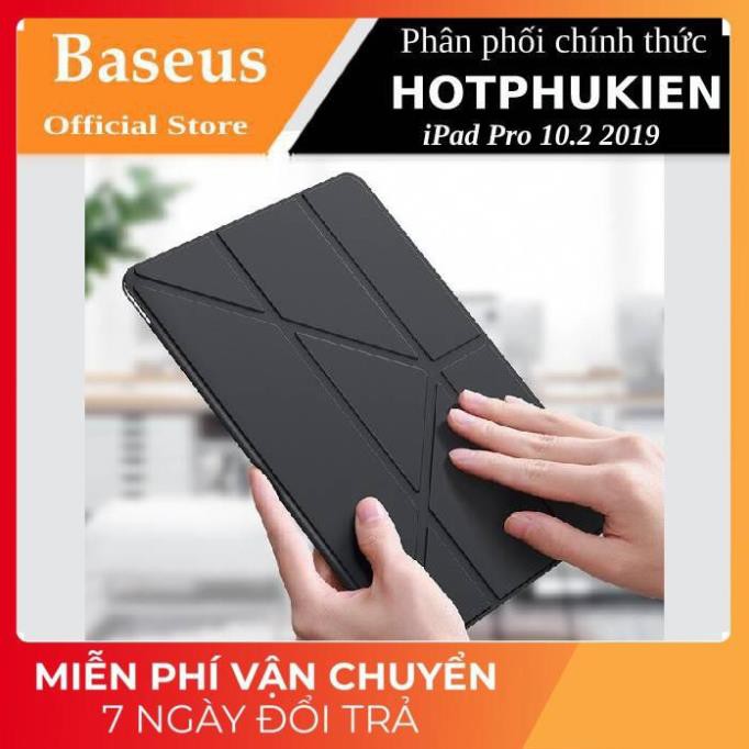 Bao da chống sốc đa năng siêu mỏng cho iPad Pro 10.2 2019 Hiệu Baseus Jane Y-Type nắp gập chữ Y - Hàng chính hãng