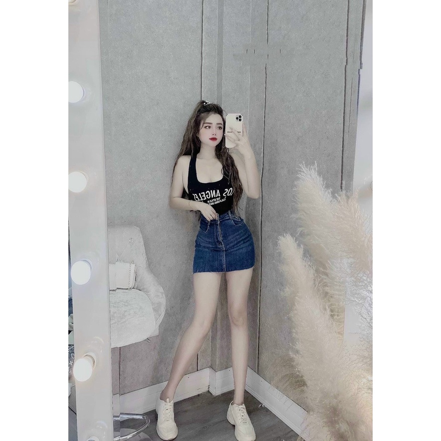 Áo Ba Lỗ 2 Lớp In Chữ Los