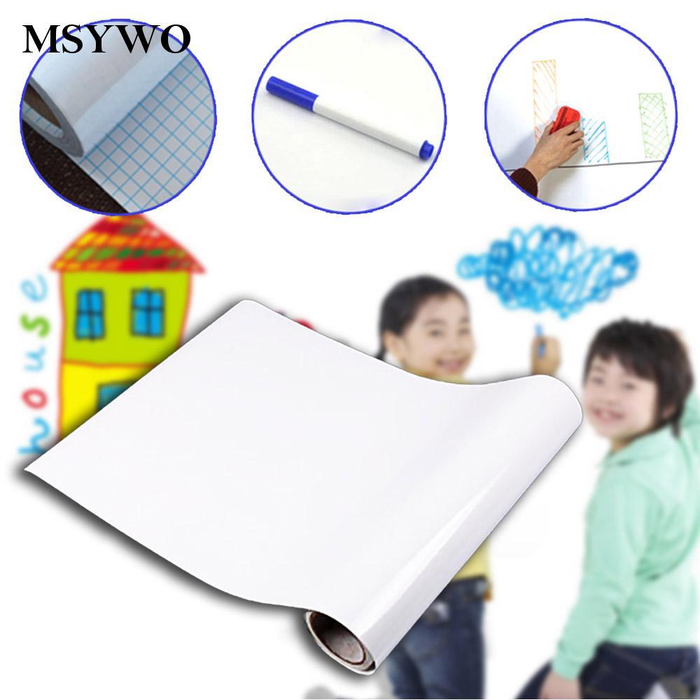 Miếng dán tường dạng bảng trắng , kích thước 200 * 45