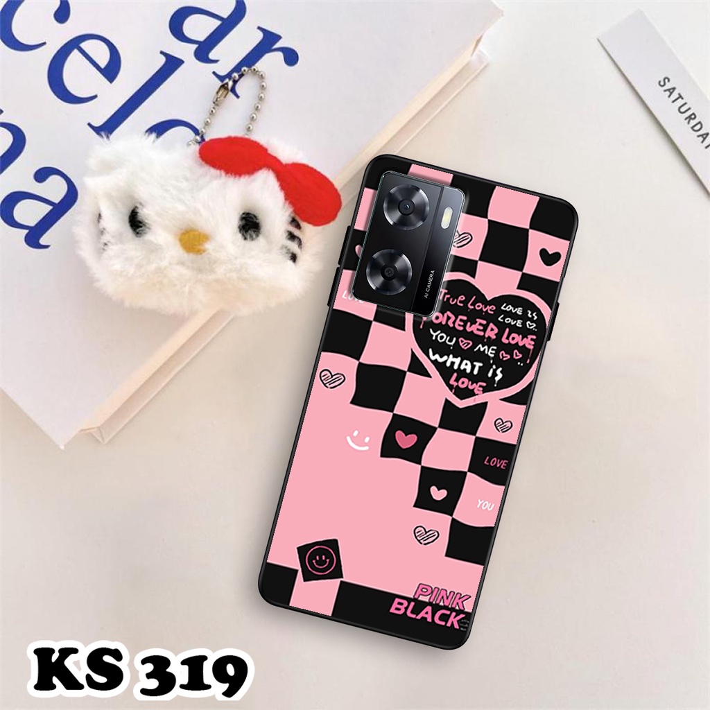 Ốp lưng Oppo A57 - Oppo A57 5G - Ốp in hình họa tiết caro - Chất liệu TPU siêu bền, sang trọng