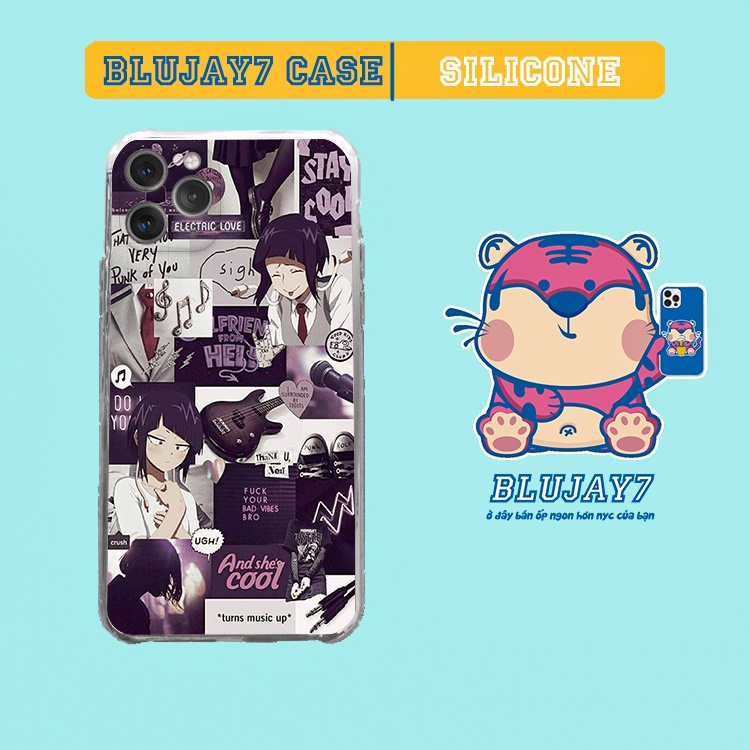 Ốp lưng purple anime aesthetic cho iPhone 13ProMax iPhone 11 X XsMax Xr iPhone 7 8Plus  BLUJNRT00023