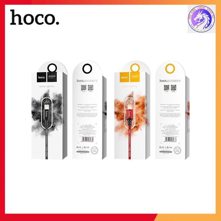 [ BH 12 Tháng ] Cáp Sạc Nhanh Dây Dù Hoco X14 Lightning/Micro USB/Type-C Cho iPhone/iPad/Android - Chính Hãng 1M/2M