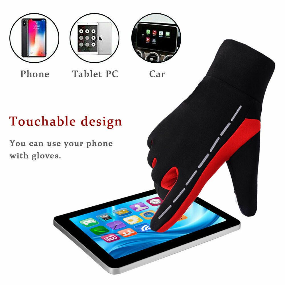 1 Đôi Găng Tay Chống Trượt Chống Nước Thời Trang Mùa Đông Cho Nam Nữ