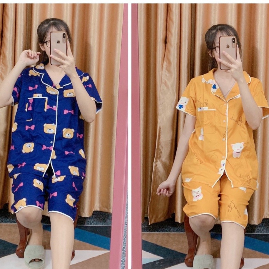 Bộ bầu mặc nhà chất mát mùa hè mới mặc bầu kết hợp sau sinh tiện lợi - Tổng kho váy bầu