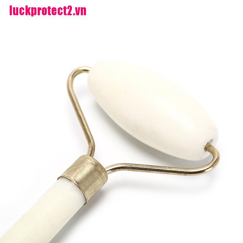 H&L 1x Natural Jade Stone Massager Roller Spa Head Neck Body Facial Beauty Tools