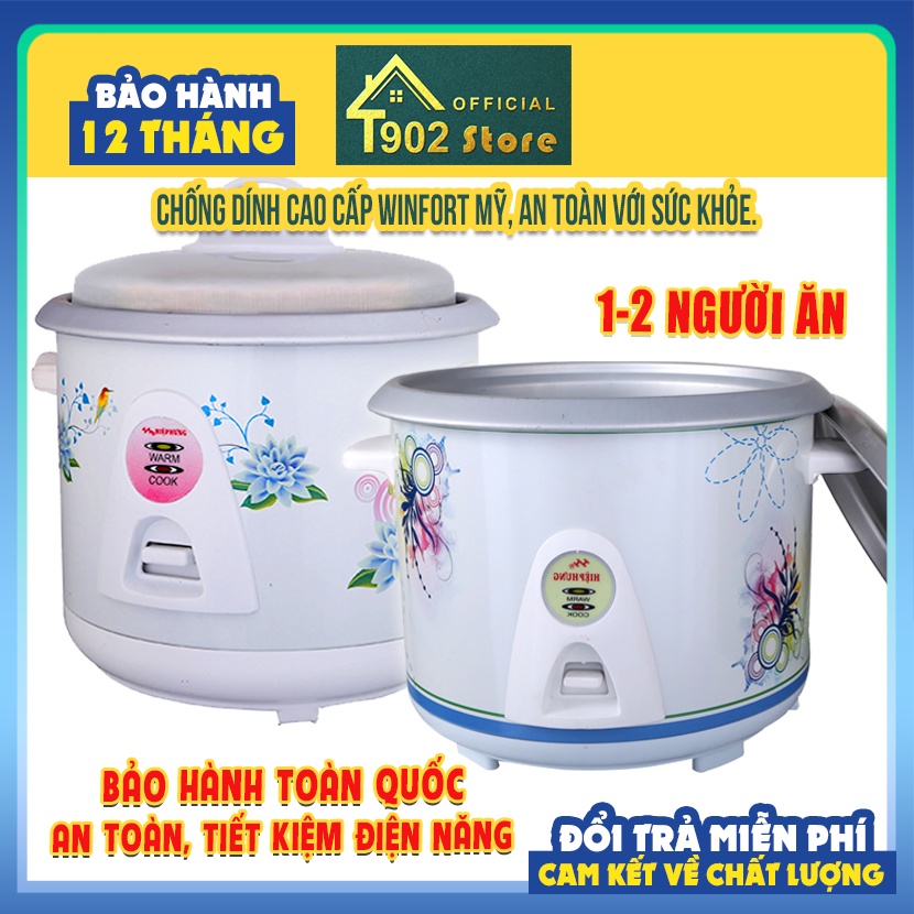 Nồi Cơm Điện Mini Hiệp Hưng HH06 Dung Tích 0.6 Lít,  Bảo Hành Chính Hãng