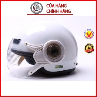 Mũ Bảo Hiểm Chita CT28 kính - Màu trắng