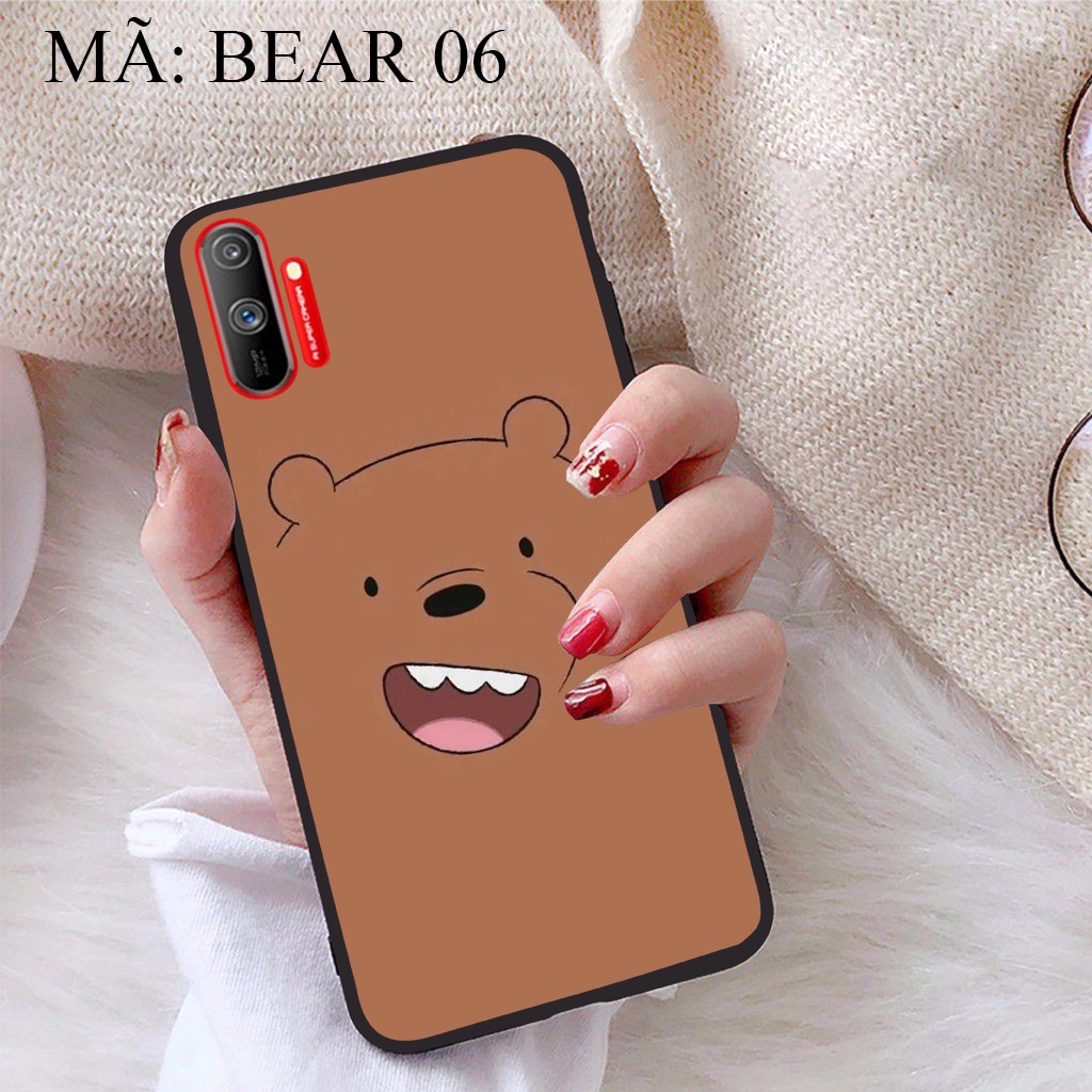 Ốp lưng Realme C3 viền dẻo TPU BST Gia Đình Nhà Gấu