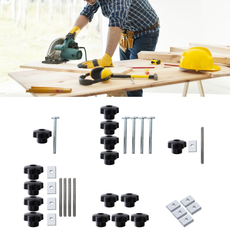 Bộ Ốc Vít Chữ T Trượt Cố Định Gỗ Chuyên Dụng