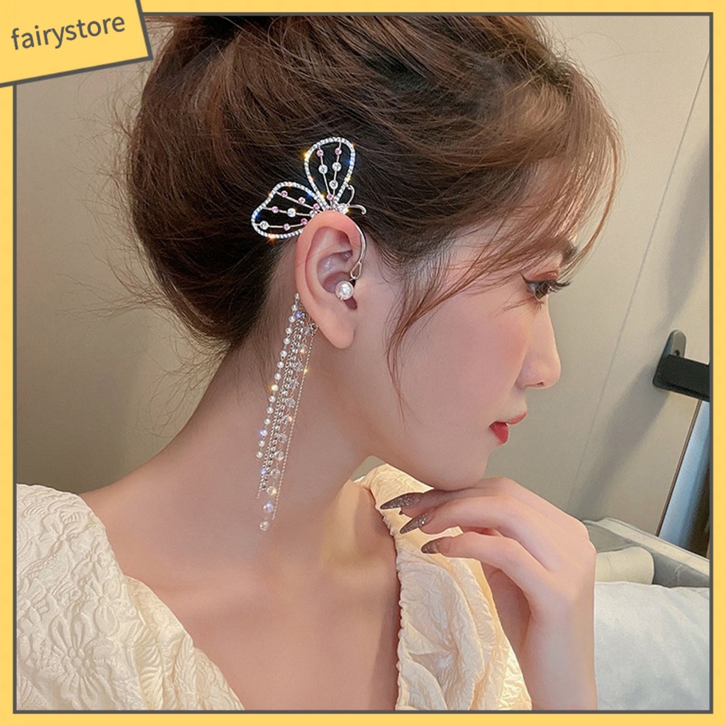 Bông tai hình động vật đính đá thời trang cho nữ