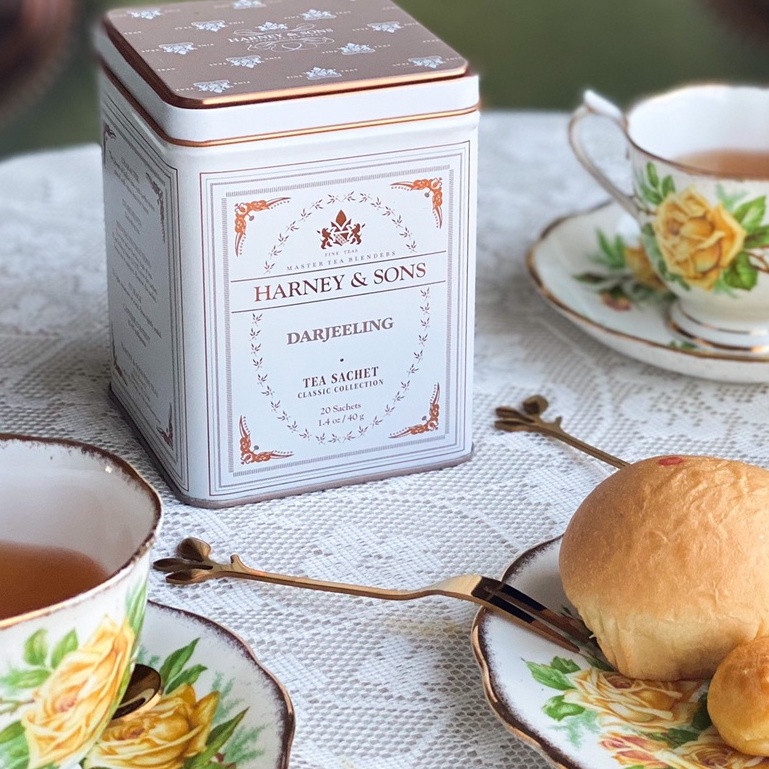 [hàng Mỹ date 2023]Trà Darjeeling Harney and Sons hộp thiếc