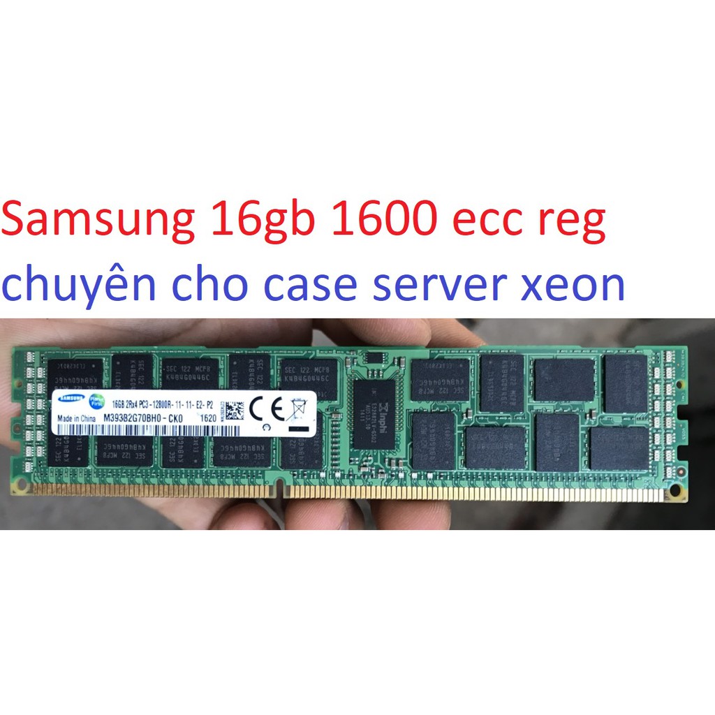 Ram máy tính ECC REG RDIMM Registered PC 2gb 4gb 8gb 1066 1333 ddr3 pc3 pc3l Samsung SK Hynix Korea Micron tản thép all