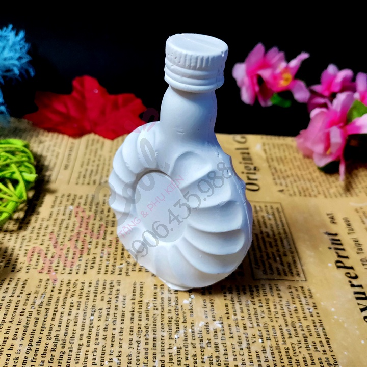 Tượng tô màu chọn mẫu CÁ VOI XINH size S, tượng thạch cao, tô tượng, đồ chơi cho trẻ