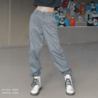 Quần Jogger Đen nữ HP010 MINA STUDIO