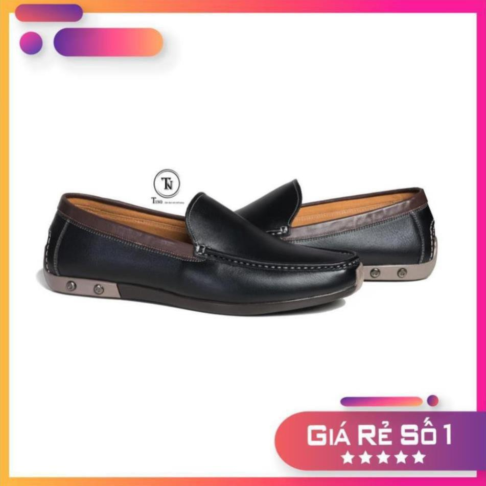 [Sale 3/3] Giày nam lười Tino đế bệt da bò thời trang GL79 Sale 11