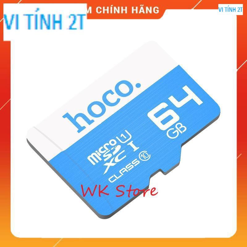 [KÈM QUÀ TẶNG] Thẻ nhớ Hoco 64Gb Class 10 tốc độ cao (hàng chính hãng, BH 1 năm)