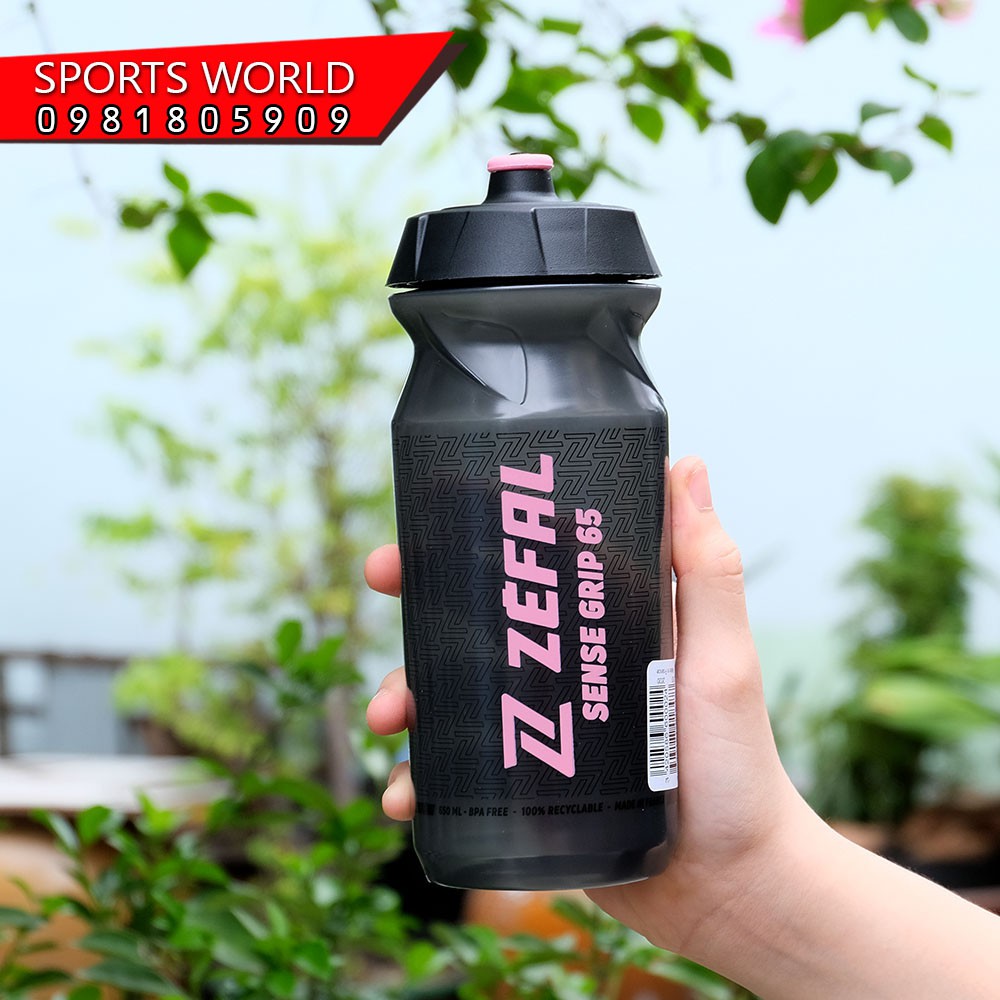 Bình nước xe đạp ZEFAL SENSE KHÓI 650ml