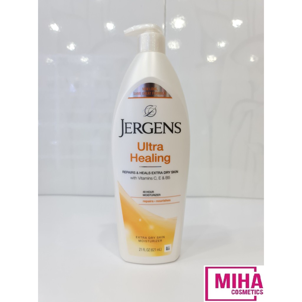 Sữa Dưỡng Thể Mềm Mịn Jergens Ultra Healing 621ml USA