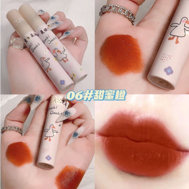 Son kem Zuk vịt mềm môi dễ thương lên màu chuẩn chính hãng