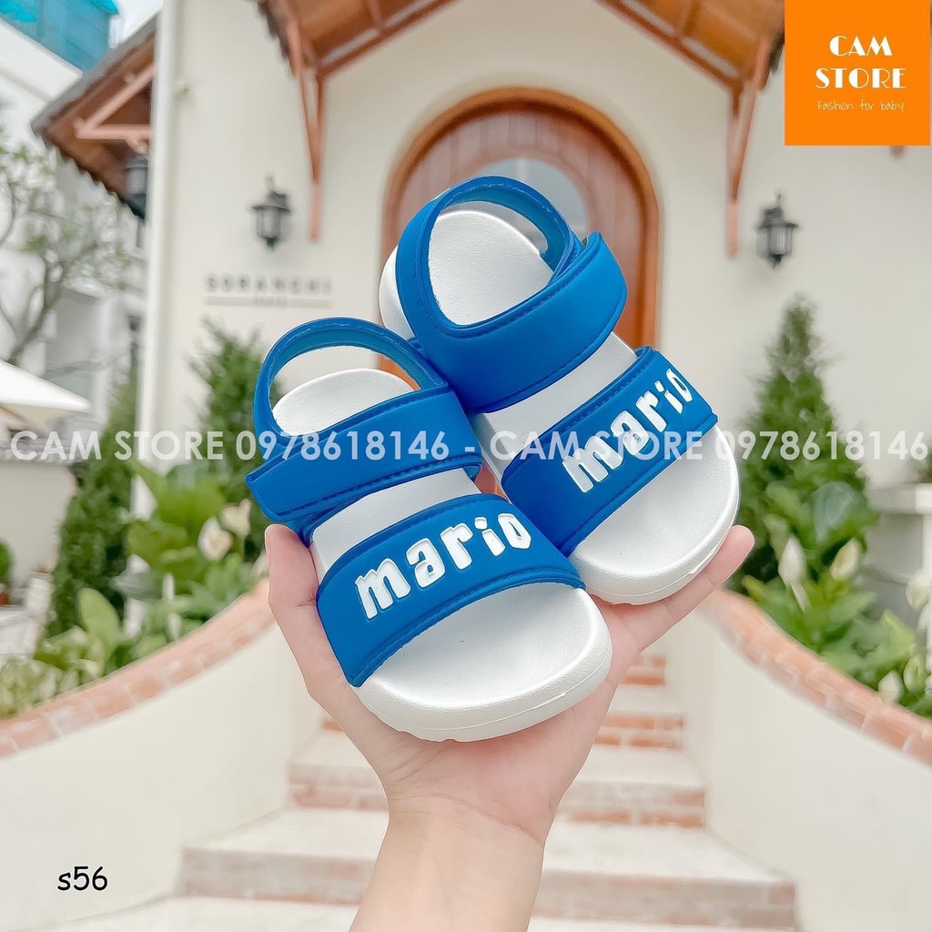 Dép Sandal Đế Siêu Nhẹ Siêu Êm Chính Hãng Mario Cho Bé Trai 2-5 Tuổi K132