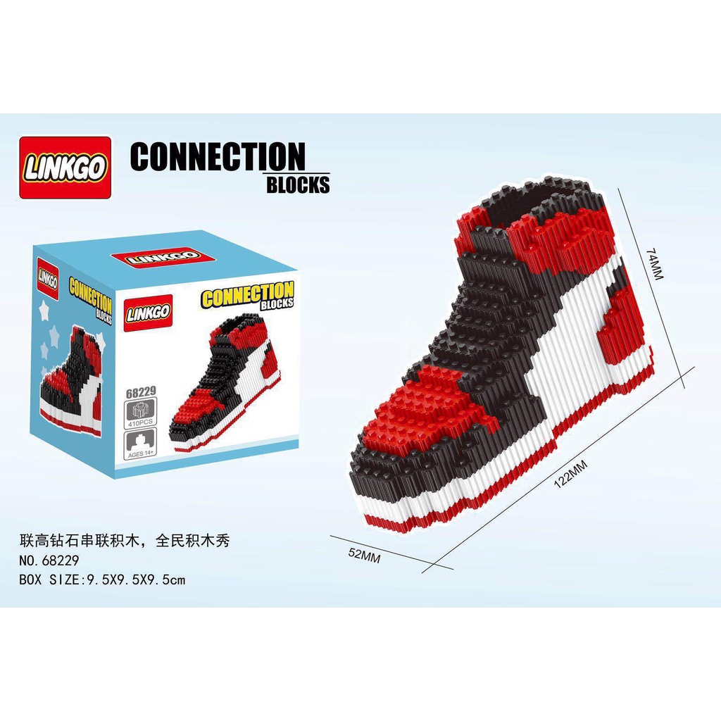 Đồ Chơi Lắp Ráp Mô Hình Giày Sneaker Nhỏ