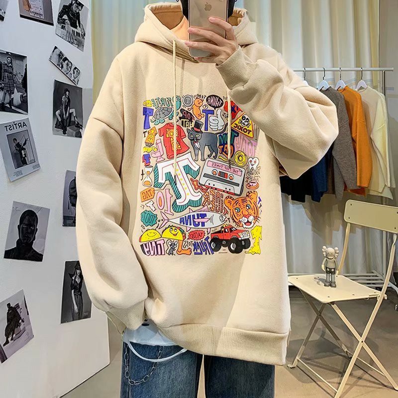 Áo hoodie nam nữ phong cách harajuku cá tính chất nỉ trần bông SL786 STARLORD | BigBuy360 - bigbuy360.vn