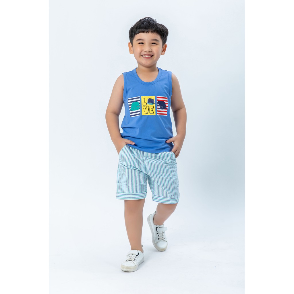 [Mã FARSBRT51 giảm 20K đơn bất kỳ] Áo thun bé trai AmPrin Tank Top AT770