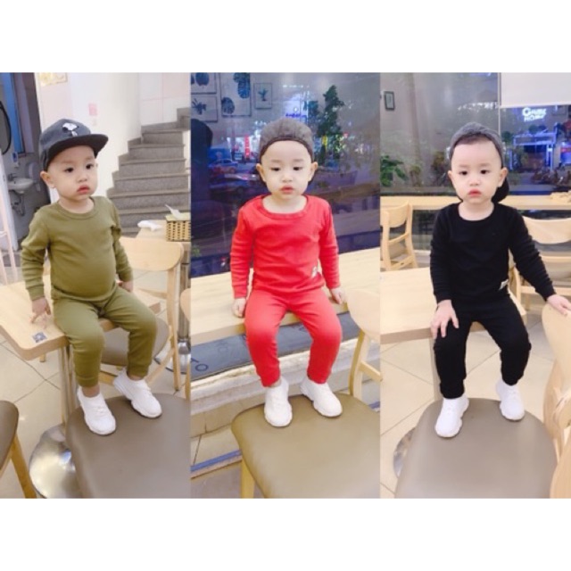Bộ bozip cho bé trai/bé gái (giao màu ngẫu nhiên)