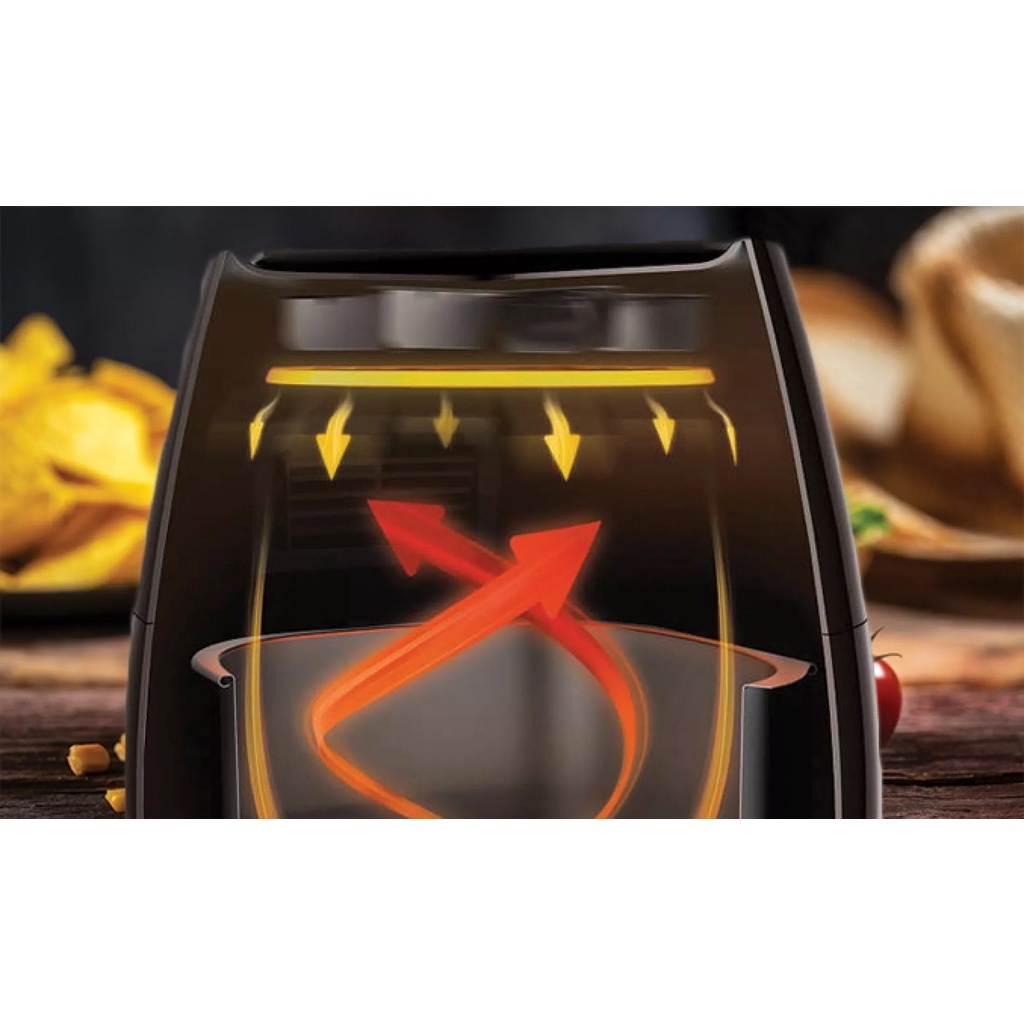 Nồi Chiên Không Dầu Philips HD9280 HD9270 /90 Essential size XL Digital Connected - Hàng Chính Hãng