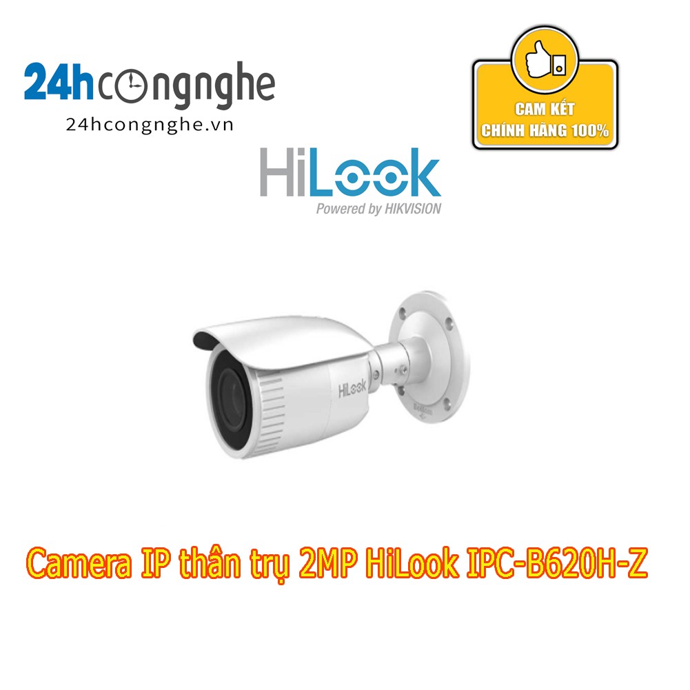Camera IP thân trụ 2MP HiLook IPC-B620H-Z