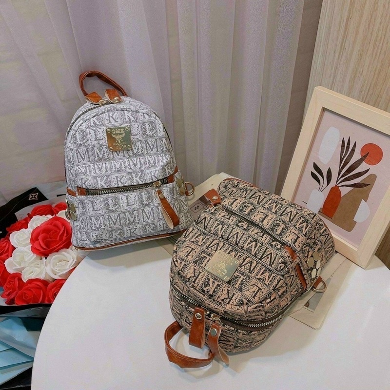 Balo da in chữ siêu xinh đi học đi làm đi chơi