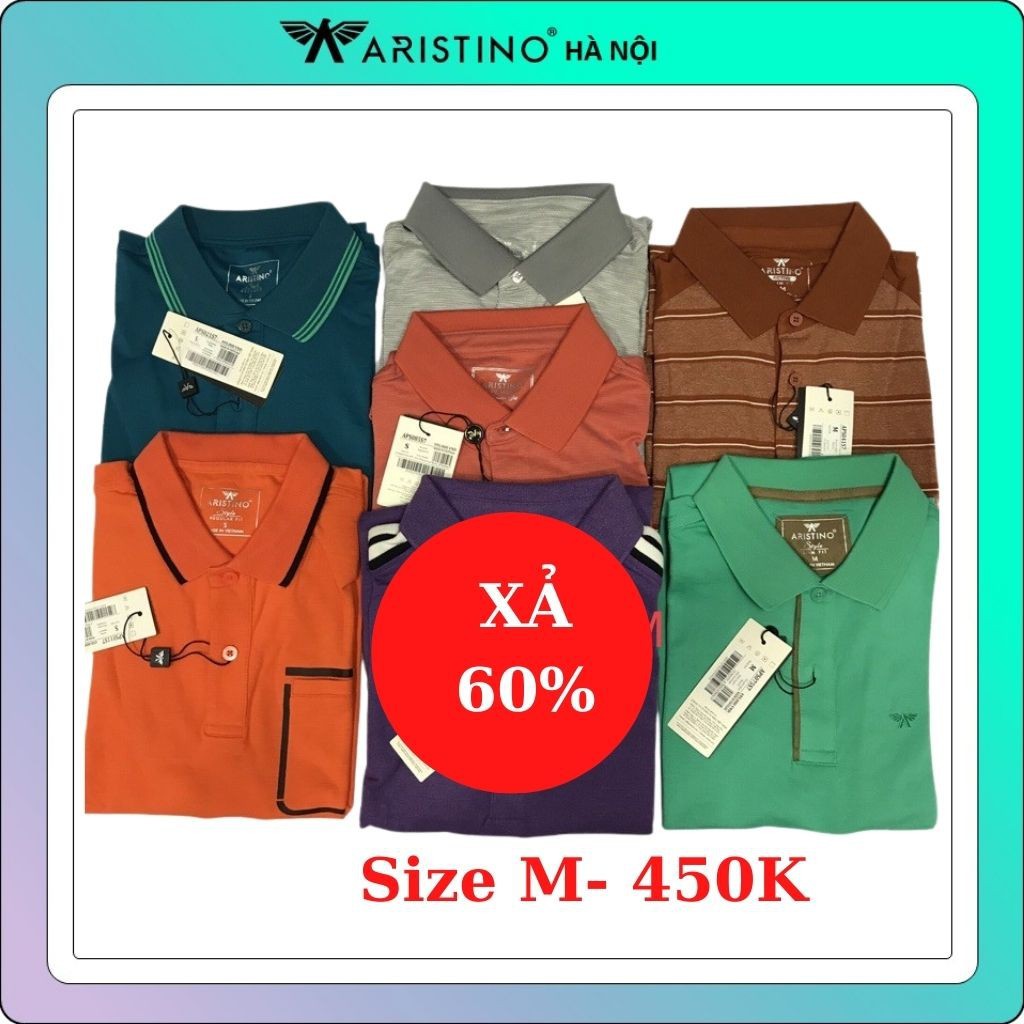 Áo polo nam ARISTINO mềm mát-slim- size M (58-65 kg) (nhiều mẫu)