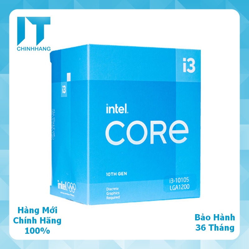 Bộ Vi Xử Lý CPU Intel Core i310105 Full Box Hàng Chính Hãng