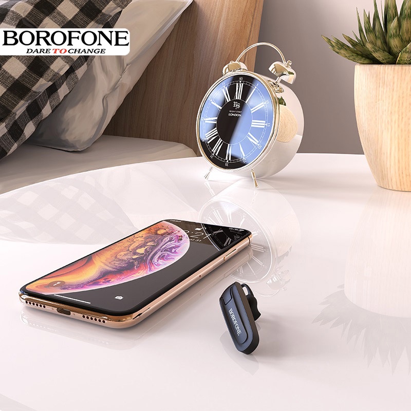 Tai nghe nhét tai bluetooth BOROFONE BC21 chống ồn, không dây, nghe nhạc 4 tiếng - Chính hãng