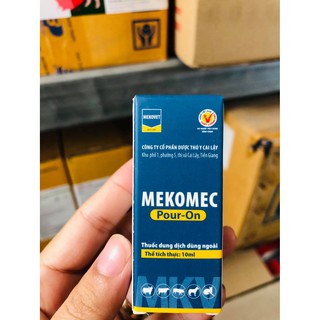 Mekomec 10ml - Giảm ve, ghẻ, bọ chét trên chó mèo