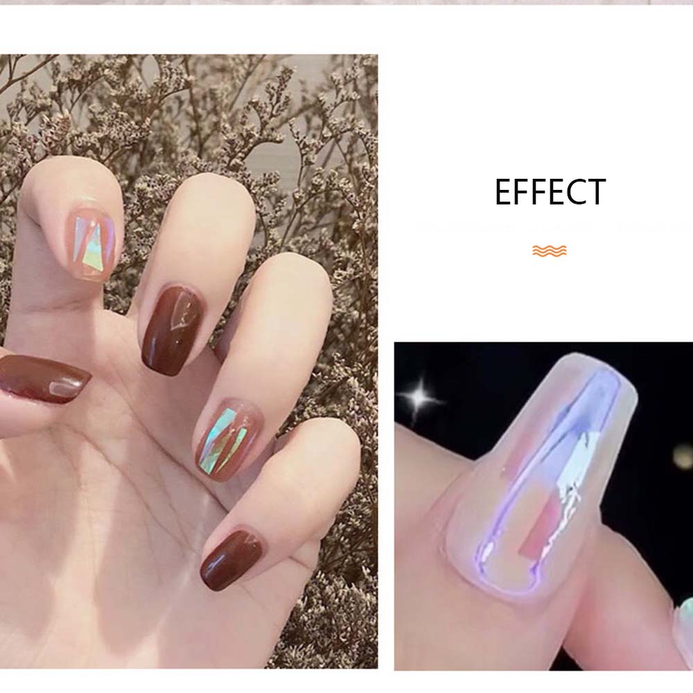 [Hàng mới về] Hộp miếng dán móng tay nhiều màu sắc gradient