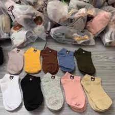 Combo 10 đôi tất ( vớ ) hình gấu cổ ngắn họa tiết Brown kute, tặng kèm túi đựng, loại đẹp