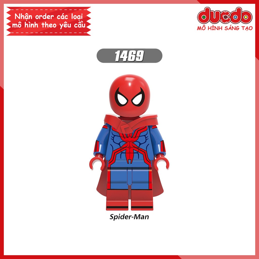 Minifigures các nhân vật Người nhện Spider Man hóa trang - Đồ chơi Lắp ghép Xếp hình Mô hình Mini Iron Man XINH X0282